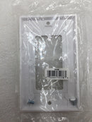 Eaton 2151W Single Gang Decora Style Device Wall Plate in White