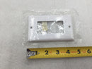 Eaton 2151W Single Gang Decora Style Device Wall Plate in White