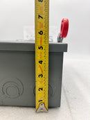 Eaton/Cutler-Hammer DH362FGK, 60A, 3 Pole, 600VAC, Fused, Nema1 Safety Switch