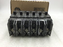 (Lot of 6) GE/General Electric TEY120 20 Amp 277 Volt 1 Pole Bolt On Circuit Breaker