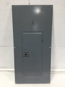 Square D QOC30US 30 Space 120/240V Panel/Door Only w/Main 29 7/8" x 14 1/4"
