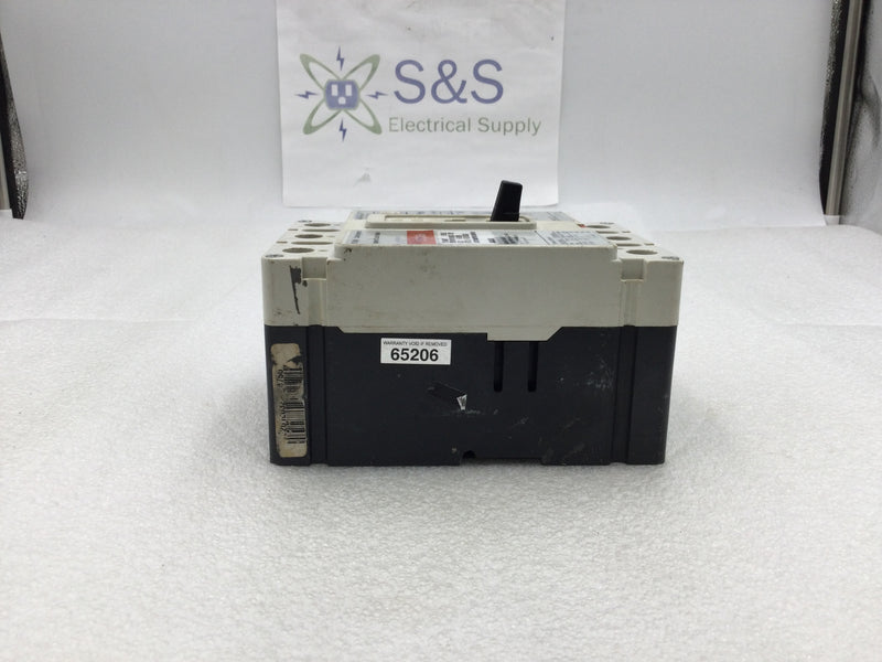 Eaton HFD3090 90 Amp 3 Pole 600 VAC 65k Red Label Circuit Breaker