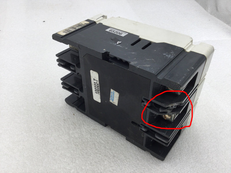 Eaton HFD3090 90 Amp 3 Pole 600 VAC 65k Red Label Circuit Breaker