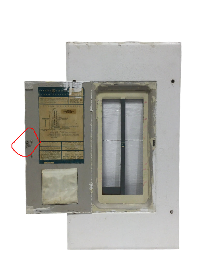 GE General Electric TX2415S/F Cover/Door Only 150 Amp 120/240V 32 Poles Max 25 3/8" x 14"