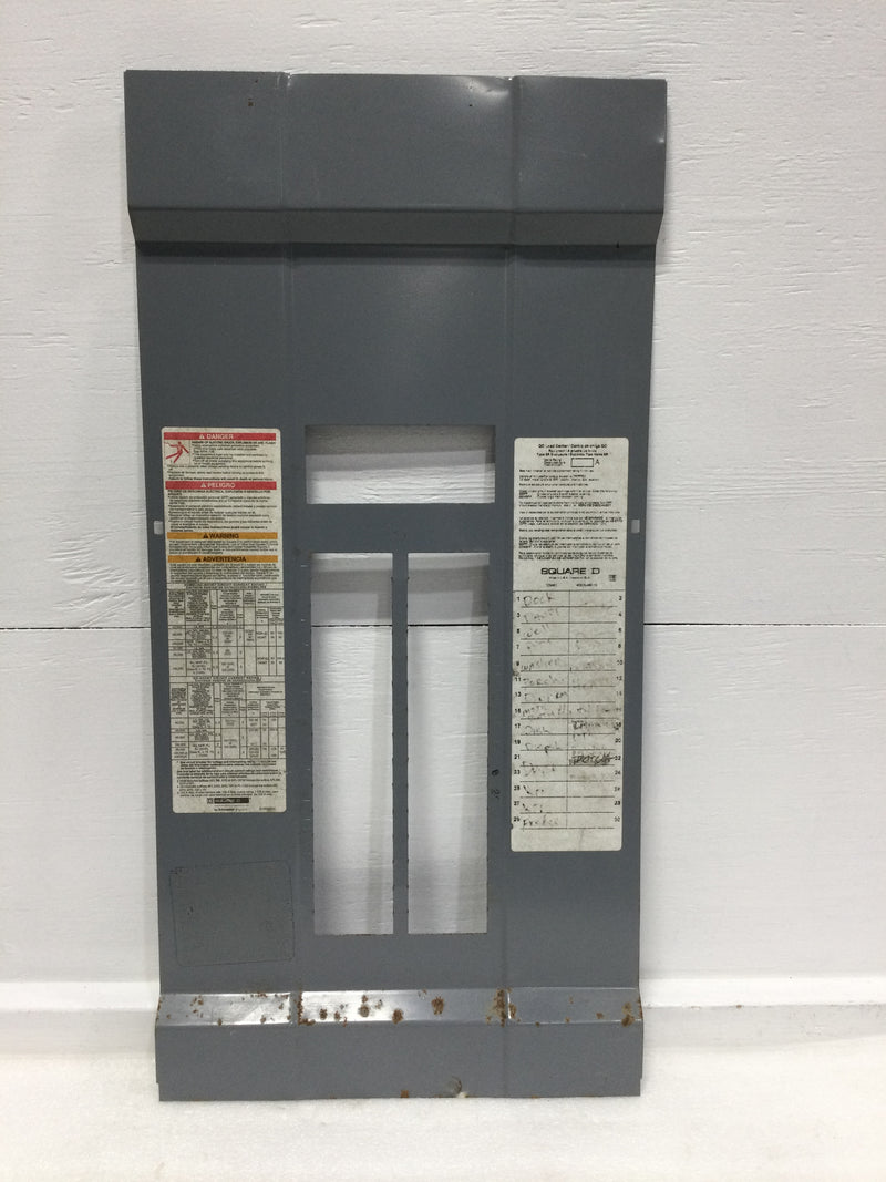 Square D QO130L200GRB 200 Amp 30 Space 240V Dead Front Only w/Main 28 3/8" x 14"