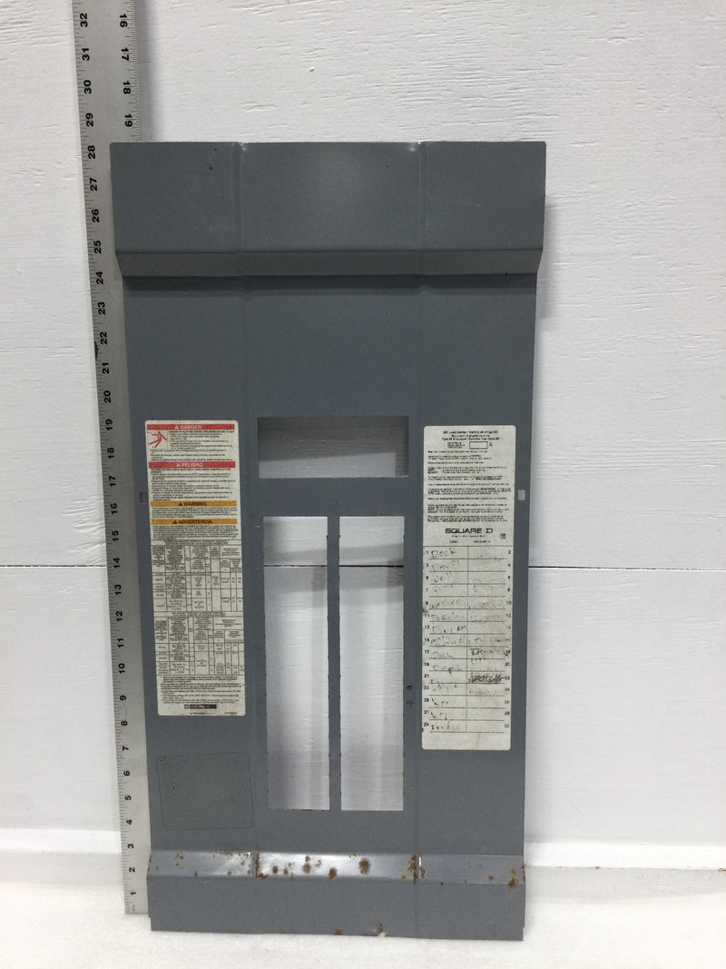 Square D QO130L200GRB 200 Amp 30 Space 240V Dead Front Only w/Main 28 3/8" x 14"