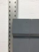 Square D QO130L200GRB 200 Amp 30 Space 240V Dead Front Only w/Main 28 3/8" x 14"