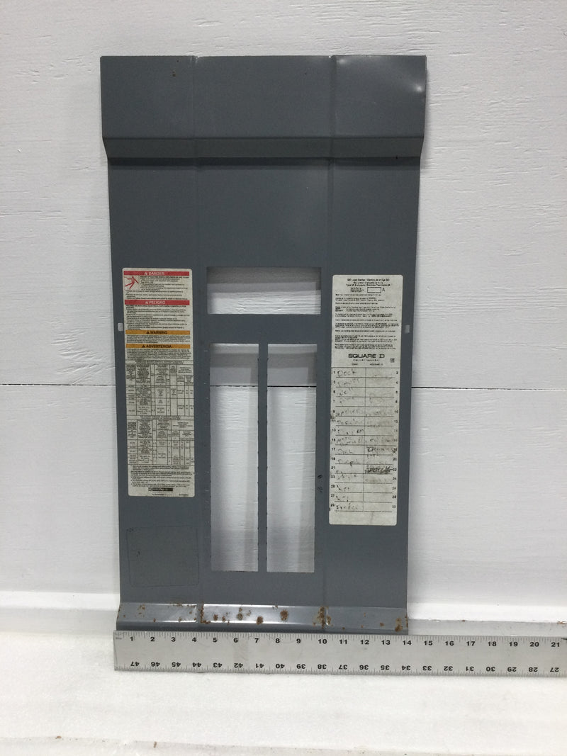 Square D QO130L200GRB 200 Amp 30 Space 240V Dead Front Only w/Main 28 3/8" x 14"