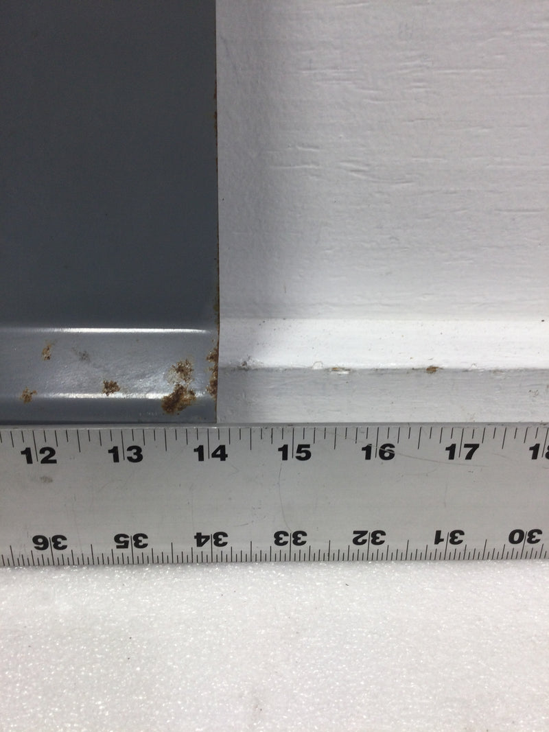 Square D QO130L200GRB 200 Amp 30 Space 240V Dead Front Only w/Main 28 3/8" x 14"