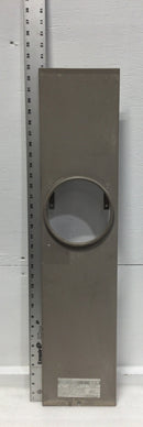 Eaton Cutler Hammer CGBT12M2SC Meter Cover Only w/Back Hooks 200 Amp 120/240V 32 7/8" x 7 1/2"