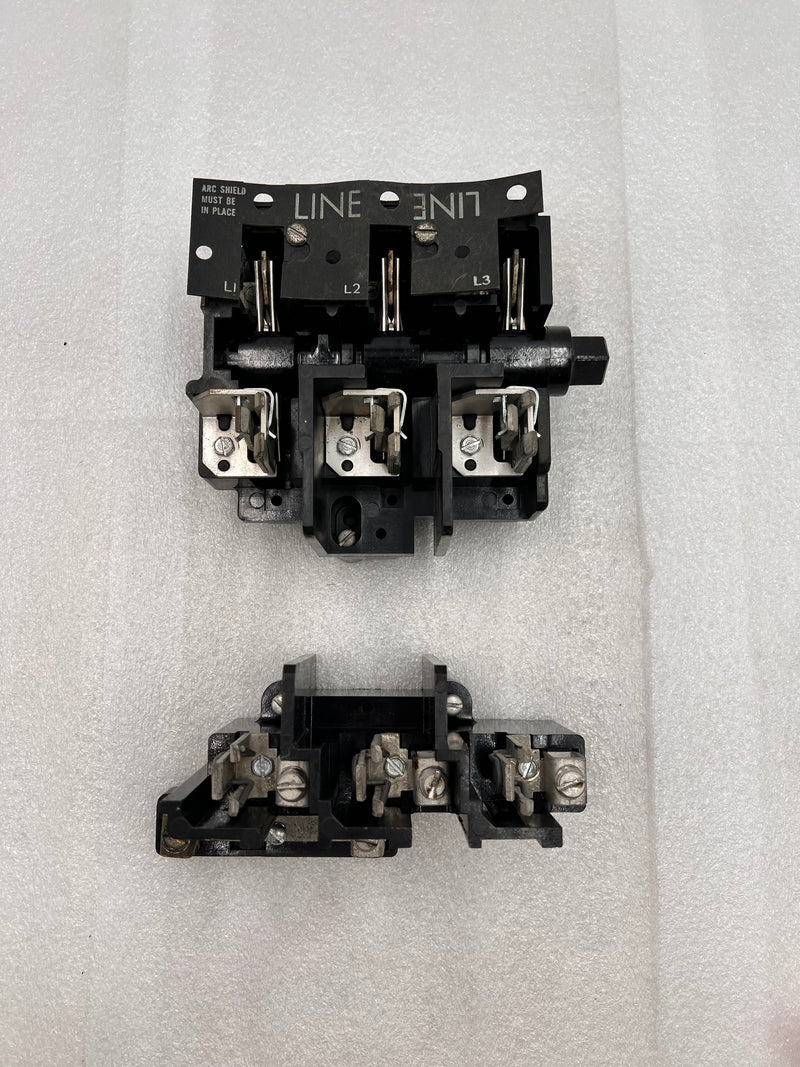 GE/General Electric TG4323 100 Amp 240VAC Safety Switch Guts (Guts Only)