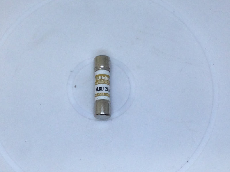 Littelfuse KLKD 20 Amp 600V Fast Acting Photovoltaic Fuse