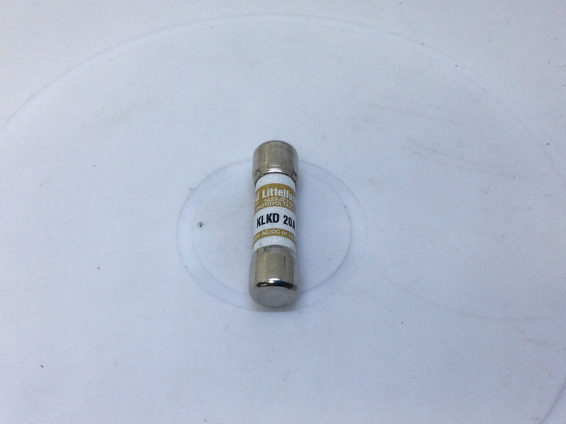 Littelfuse KLKD 20 Amp 600V Fast Acting Photovoltaic Fuse
