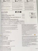 Eaton DG321URB 30A 1PH 3W 3 Pole 240V Non-Fused General Duty Safety Switch