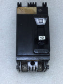 Federal Pacific NEF421040 2 Pole 40 Amp 480 VAC Circuit Breaker