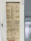 Siemens G2030ML1150/CU 150Amp 120/240V 1 Phase 3 Wire 20 Space Center Cover