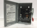 Siemens LF111NU 30 Amp Enclosed Switch 1 Pole 2 Wire 120VAC Plug Fused
