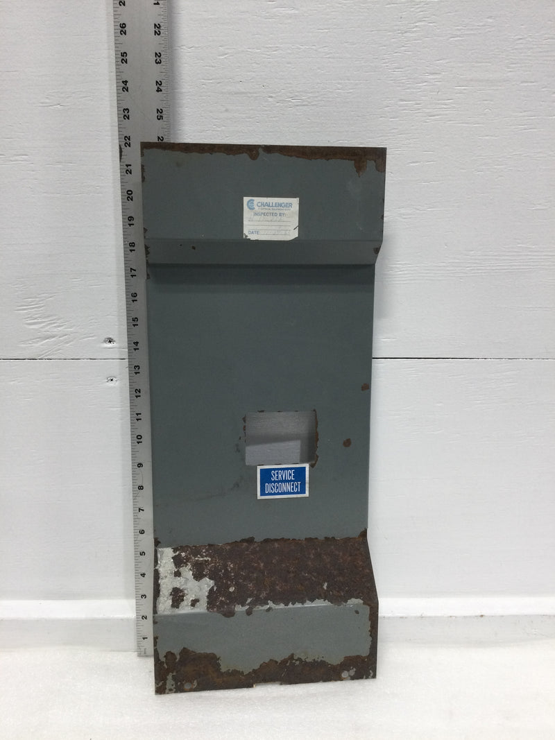 Challenger Service Disconnect Dead Front Only 22 1/8" x 9 3/8"