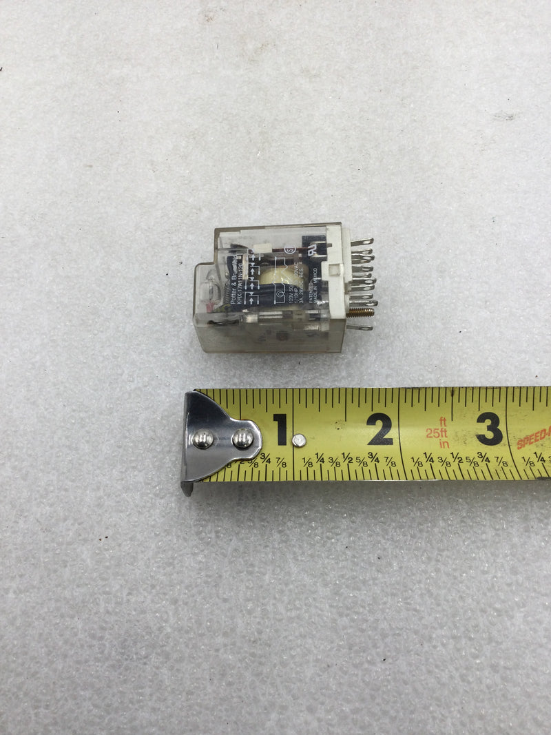 Lot of 3 Potter & Brumfield KHX-17A11N-120 120 VAC Ice Cube Relay 14-Position Blades