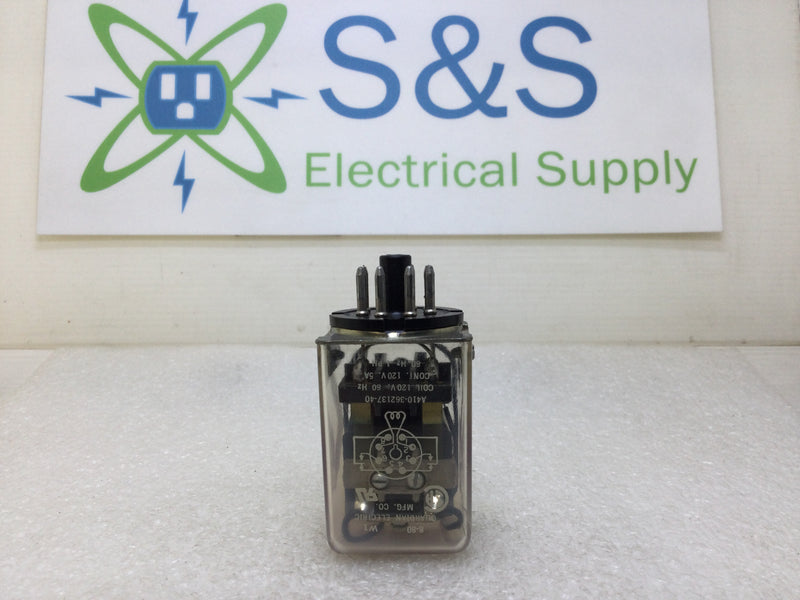 Guardian Electric A410-362137-40 5 Amp 120 VAC 8 Pin Ice Cube Relay