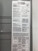 Siemens E0408ML1125SU 125 Amp 4 Space 8 Circuit 120/240V Indoor Main Lug Load Center