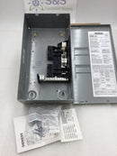 Siemens E0408ML1125SU 125 Amp 4 Space 8 Circuit 120/240V Indoor Main Lug Load Center
