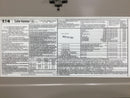 Eaton/Cutler Hammer CH8DS 225 Amp 32 Space 120/240V Panel/Door 29 1/8" x 14 1/4"