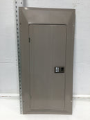 Eaton/Cutler Hammer CH8DS 225 Amp 32 Space 120/240V Panel/Door 29 1/8" x 14 1/4"