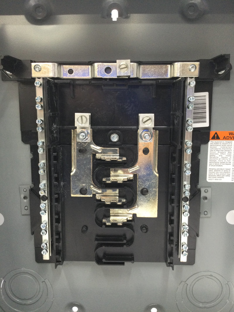 Square D/Homeline HOM816L125PRB 8 Space/16 Circuit 125A Convertible Breaker Panel Type HOM