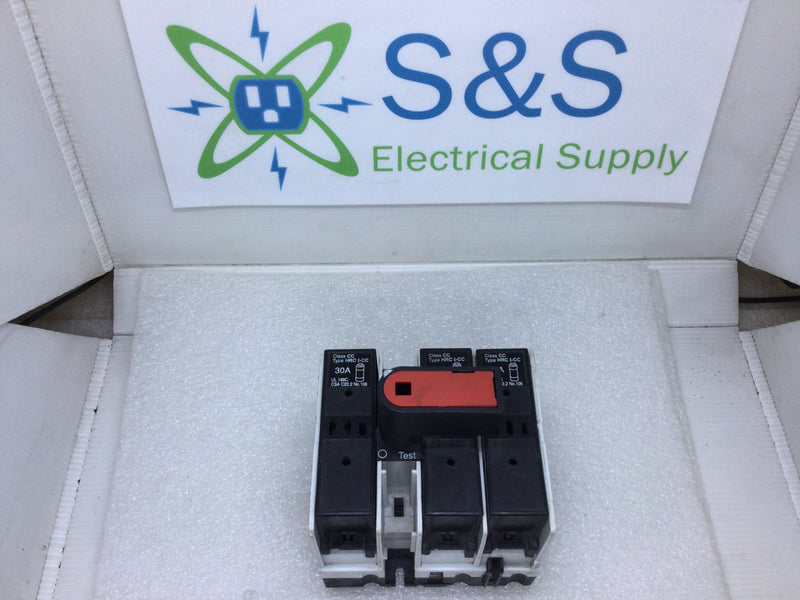 ABB OESA-CF30CC6 3 Phase 600V 30 Amp General Purpose Switch Interrupteur, Fusible, Max Fuse Size 30A, Class CC Fuses