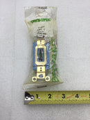 Bryant Electric 4801L Locking Toggle Light Switch 15 Amp 120/277 VAC w/ One Key