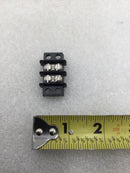 Lot of 3 TRW/Cinch Connector 2-Position Screw Terminal Connecting Block