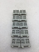 Lot of 10 Allen-Bradley 1492-EAJ15 Gray Terminal Block End Anchor