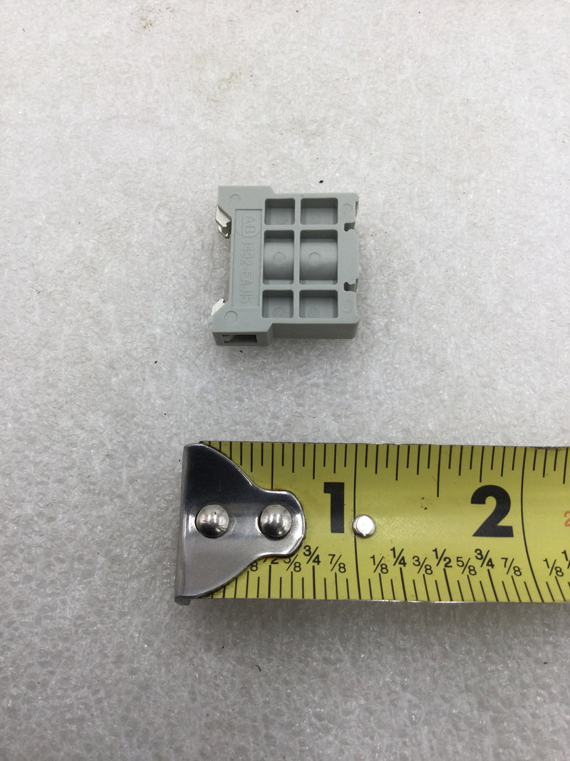 Lot of 10 Allen-Bradley 1492-EAJ15 Gray Terminal Block End Anchor
