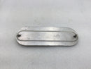 Lot of 2 Killark OL-450 1-1/4" to 1-1/2" Aluminum Conduit Body Cover