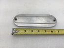 Lot of 2 Killark OL-450 1-1/4" to 1-1/2" Aluminum Conduit Body Cover