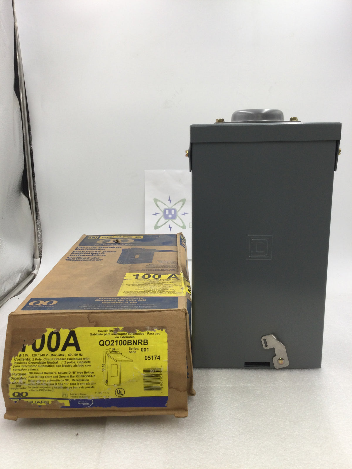 Square D QO2100BNRB 100 Amp 120/240V Rainproof Enclosure 13
