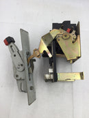 Square D 3 Pole Fusible Switch Handle Assembly 600VAC Max