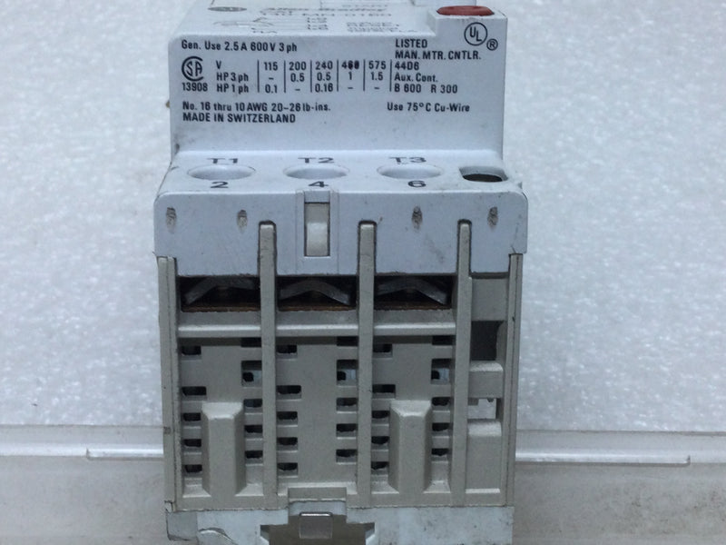 Allen-Bradley 140-MN-0160 Manual Motor Starter Series D 480-600V 250 Amp