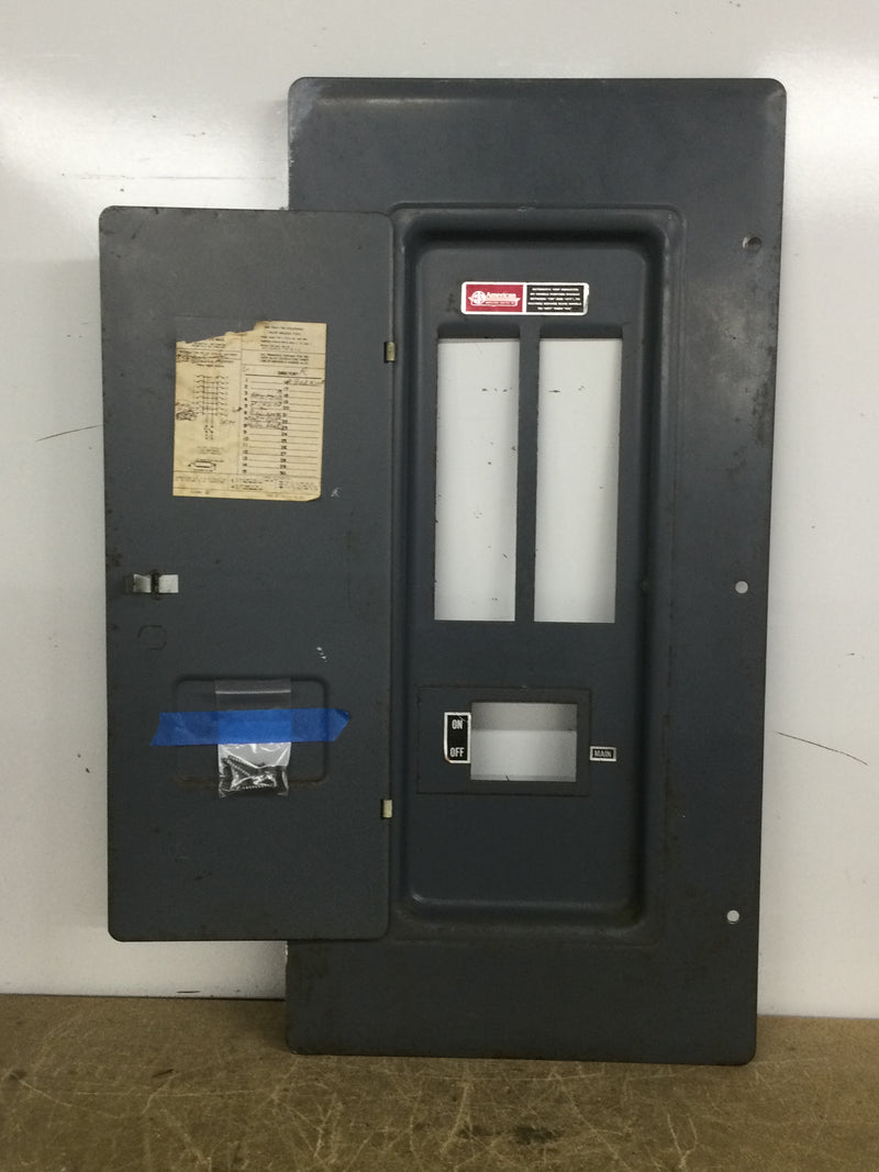 American Switch AB15(16-30)CMH Panel Cover/Door Only 150 Amps 120/240 V 1 Phase 3 Wire 30 Space 27 1/4" x 13 3/8"