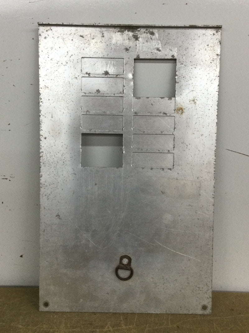Aluminum Dead Front 12 Space 15 5/8" x 9 5/8"