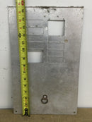 Aluminum Dead Front 12 Space 15 5/8" x 9 5/8"