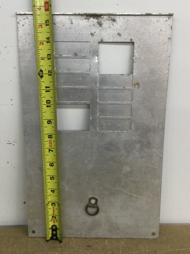 Aluminum Dead Front 12 Space 15 5/8" x 9 5/8"