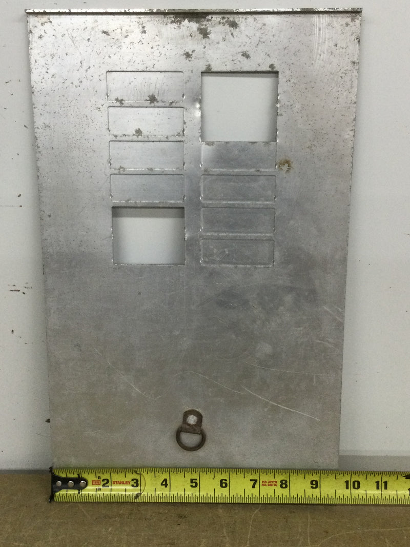 Aluminum Dead Front 12 Space 15 5/8" x 9 5/8"