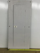 Square D HOM30-40M200TC 200 Amp 30 Space 120/240V Panel Door 35" x 15 1/2"