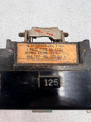 Westinghouse AB De-ion Trip Unit K Frame 3 Pole 125 amp Style No. 1332271