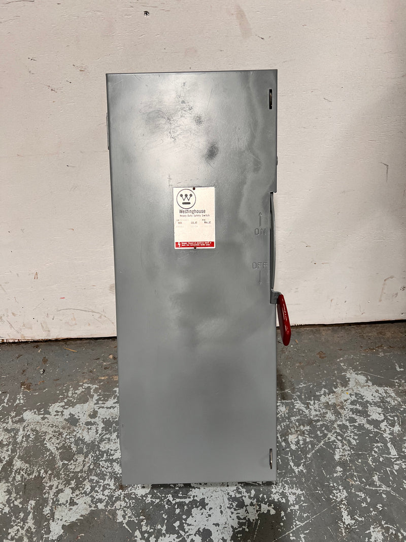 Westinghouse HFN323 100 Amp 240V 3 Phase Fused Type 1 Indoor Disconnect