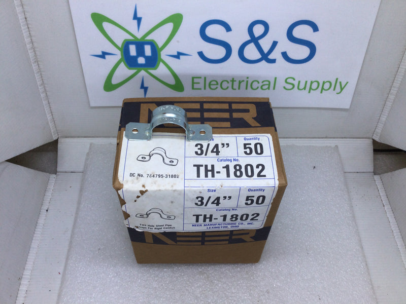 Neer TH-1802 3/4" 2 Hole Straps TH1802