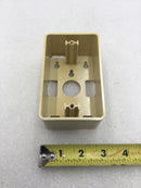 Allen Tel Products AT30M-09 Ivory Single Gang Surface Mount Box