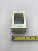 Wiremold V5744S Deep Single Gang Switch and Receptacle Box in Ivory